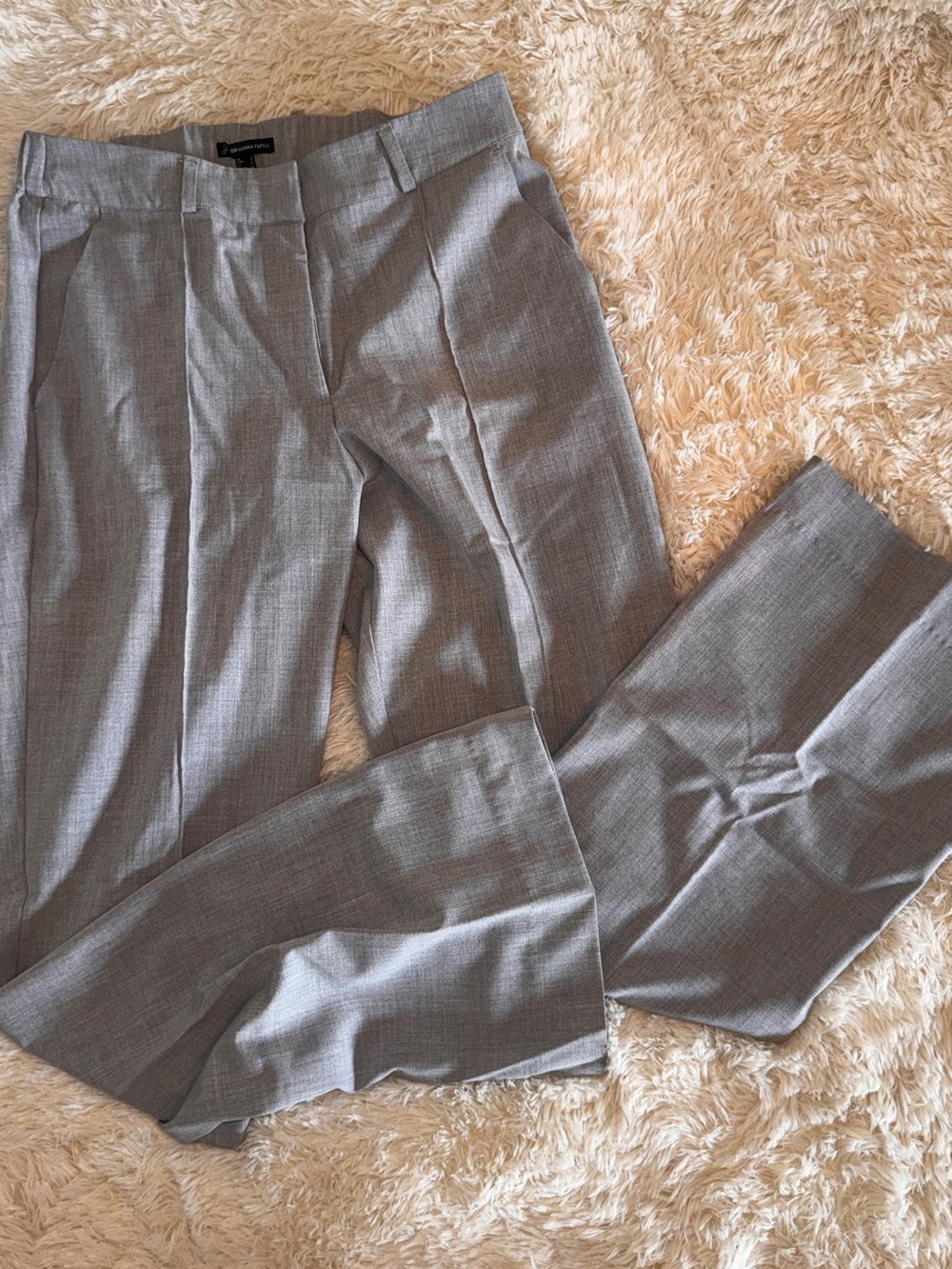 Adrianna Papell Light Gray Dress Pants